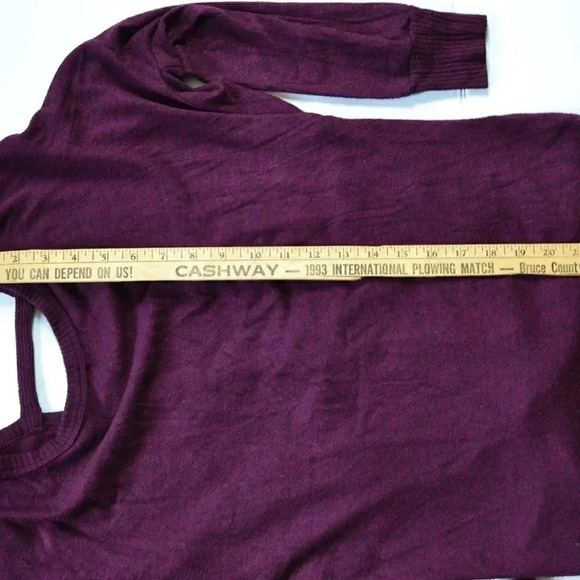 Promesa  Purple Cross Back Long Sleeved Shirt - Picture 7 of 7